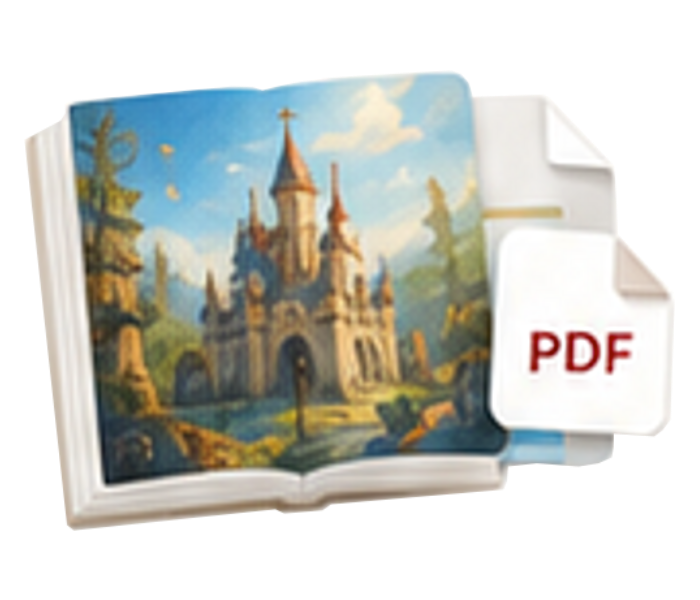 A storybook and a print-ready PDF